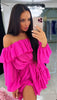 Dress RUFFLE Neon