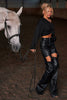 Pants Leather LAVIS Black