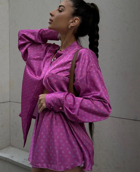 Best Shopping Silk set pink