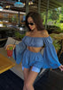 Set LINEN Blue