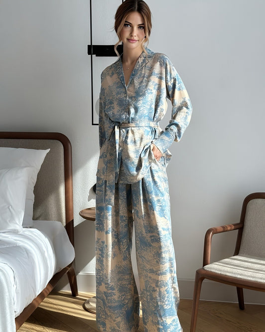 Long Silk Set with trousers
