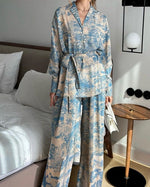 Long Silk Set with trousers