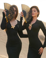 Samantha Dress with golden butterfly