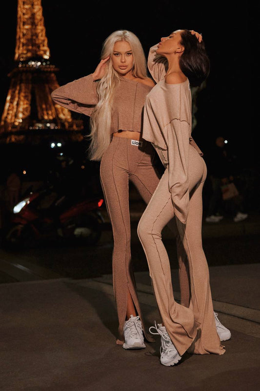 Hoodie PRETTY Beige