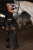 Pants Leather LAVIS Black