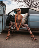 Jumpsuit MONRO Leaopard