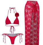 Lea Bikini set lace red